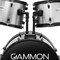 Gammon Percussion Full Size Complete Adult 5-Piece Drum Set with Cymbals, Stands, Stool, and Sticks